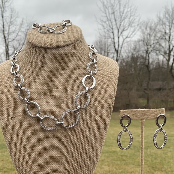 Chloe + Isabel Jewelry - Chloe + Isabel Pave Links 3-Piece Set